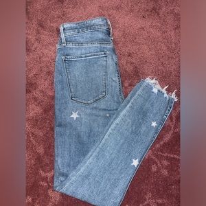 Abercrombie & Fitch high rise ankle skinny jeans